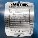 DR656K58X 080603 ROTRON Regen Blower 115/230VAC 3.0 HP One Phase