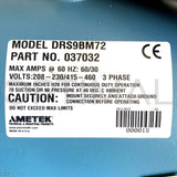 DRS9BM72 037032 ROTRON Regen Blower 230/460VAC 20.0 HP Three Phase