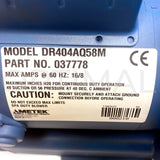 DR404AQ58M 037778 ROTRON Regen Blower 115/230VAC 1.0 HP One Phase