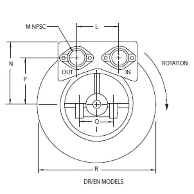 Ametek Rotron Regenerative Blower DR6RDNT 036185