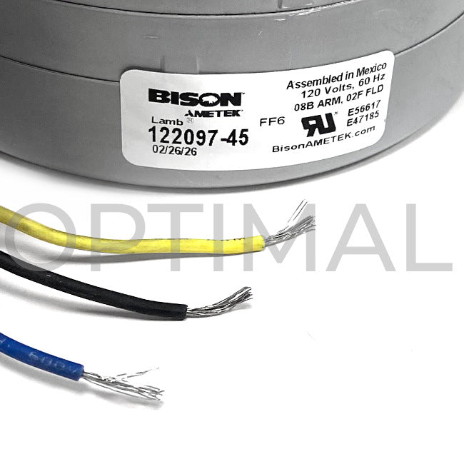 122097-45 Lamb Ametek Bison Vacuum Motor 5.7