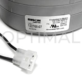 122768-07 Lamb Ametek Bison Vacuum Motor 5.7" 230 VAC 6-Stage, HVLP FUJI 3086EU