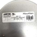 150241-01 Ametek Nautilair Brushless Blower 8.9" 240VAC 560 CFM 15 in.H2O