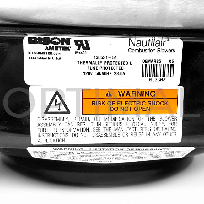 150531-51 Ametek Nautilair Blower | Optimal Distribution