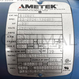 Ametek ROTRON Regenerative Blower DR101Y72M 038937 230/460VAC 0.33 HP Three Phase