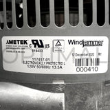 117417-01 Ametek Windjammer Brushless Blower 5.7" 120VAC 82.51CFM 127.33 in.H2O Bypass Electrical Closed Loop_Optimal Distribution