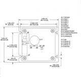48134-51 Ametek DC Controller for Brushless Blower, 20 Amp, 11 to 28 VDC, Panel Mount; Diagram 2