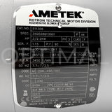 511306 Ametek Rotron Motor 3HP TEFC 230/460 3PH