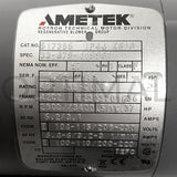 517355 Ametek Rotron Motor .5HP TEFC 575 3PH