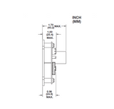 48132-51 Ametek DC Controller for Brushless Blower, 5 Amp, 11 to 52 VDC, Panel Mount; Diagram 1