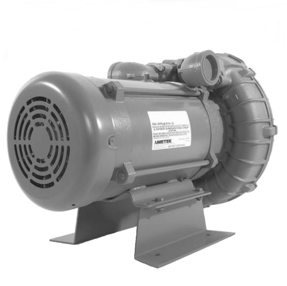 Ametek ROTRON Regenerative Blower EN14BK72MWL 081485 230/460 VAC 20 HP Three Phase