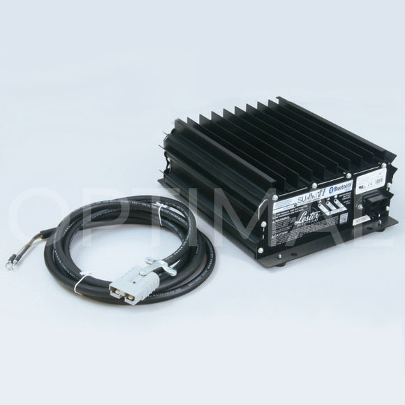 Lester Electrical Summit II Battery Charger 1050W, 24/ 36/ 48V with DC Cord, Gray SB50 Plug