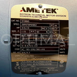 Ametek ROTRON Regenerative Blower DR555CK72 081100 230/460VAC 4.0 HP Three Phase